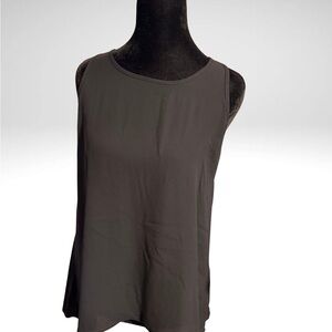 LOFT Charcoal Sleeveless Top